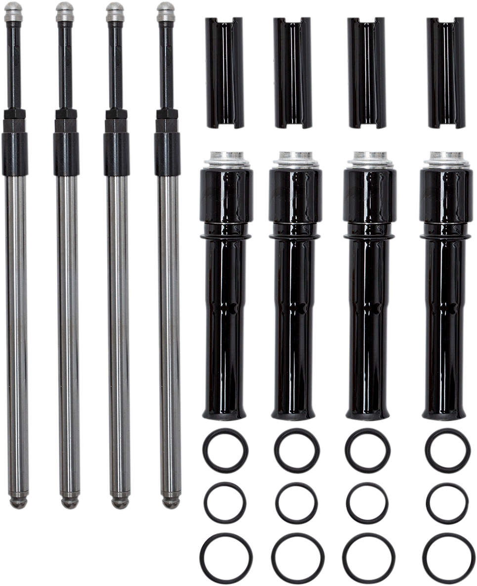 S&S CYCLE Quickee Pushrods - Black - Twin Cam 930-0143