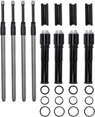 S&S CYCLE Quickee Pushrods - Black - Twin Cam 930-0143