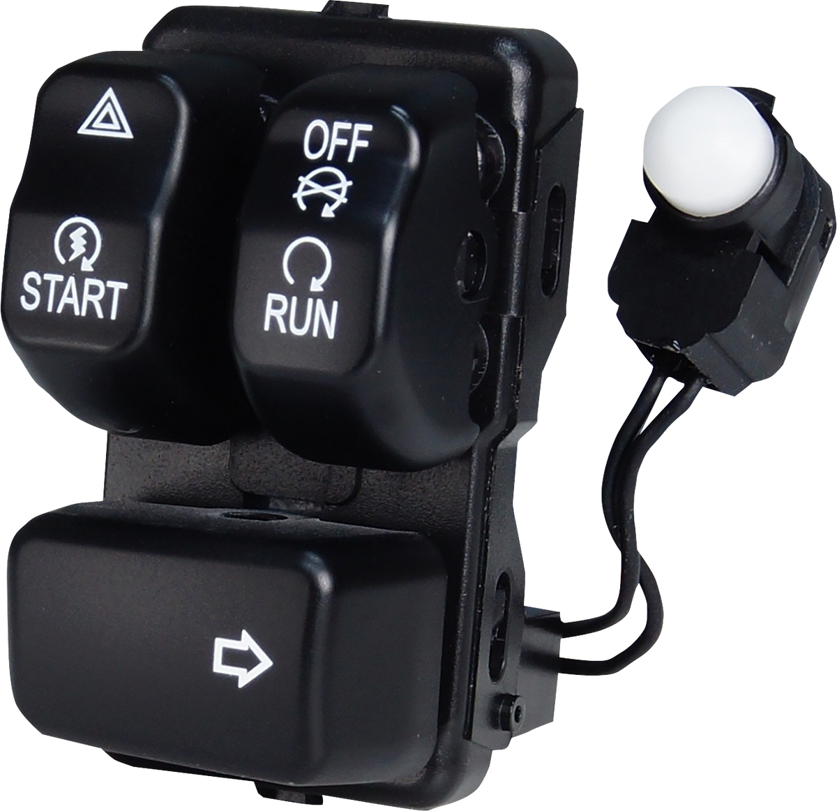 DRAG SPECIALTIES Control Module - Right - Black 78590B – Hog