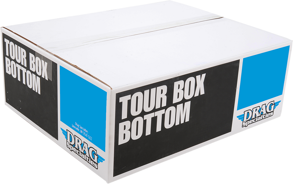 DRAG SPECIALTIES Precision Tourbox - Bottom - Black - FL '06-'13 MTBY-1130