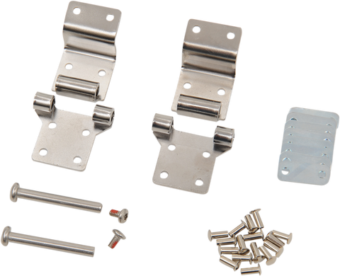 DRAG SPECIALTIES Tour-Pak? Hardware Hinge Kit - FL '87-'13 S77-0147AHDS