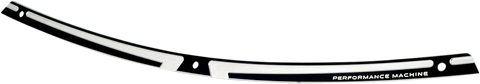 PERFORMANCE MACHINE (PM) Windshield Trim - Scallop - Contrast Cut - FL '14-'21 0209-2016SCA-BM