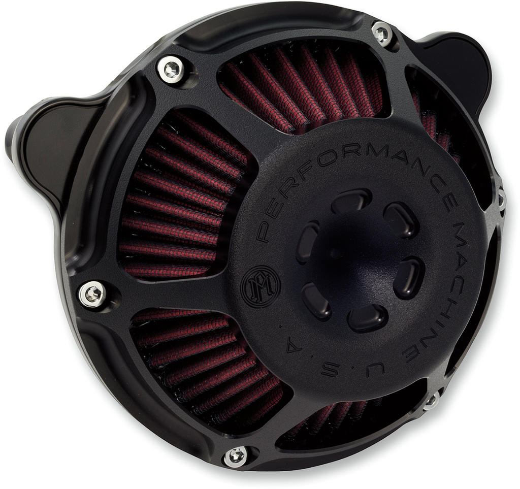 PERFORMANCE MACHINE (PM) Max HP Air Cleaner Kit - Black Ops* 0206-2141-SMB