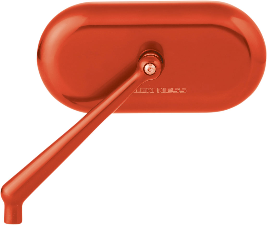 ARLEN NESS Mirror - Side View - Oval - Orange - Left 13-185