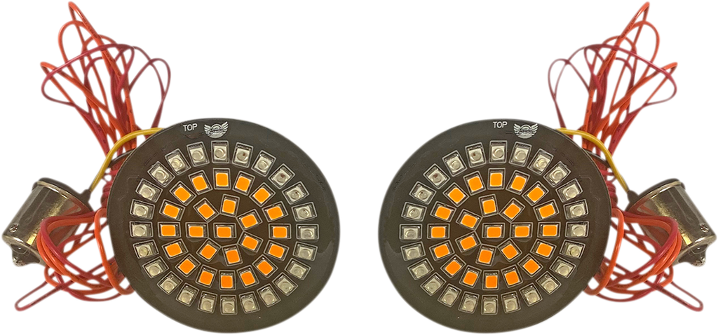 CUSTOM DYNAMICS Bullet Rear Turn Signal 1156 - Amber Lens GEN-4-AR2-1156