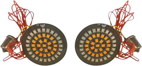 CUSTOM DYNAMICS Bullet Rear Turn Signal 1156 - Amber Lens GEN-4-AR2-1156