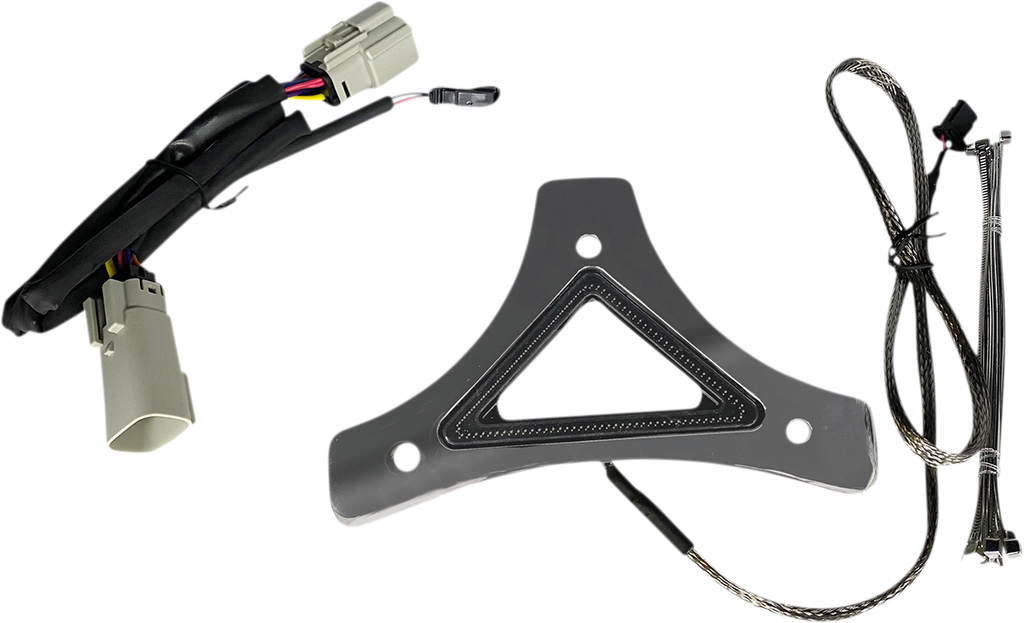 CUSTOM DYNAMICS LED Backrest Light - Run/Brake - Chrome CD-BR-TKE-C