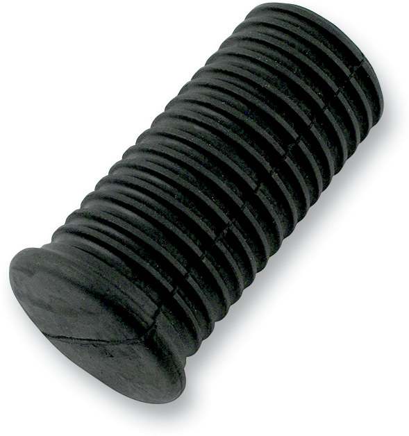 DRAG SPECIALTIES Rubber Footrest Cover - Black - XL 16-0021-HC4