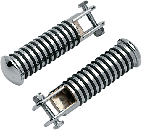 DRAG SPECIALTIES Footpegs - Round - Ribbed 362096-BC3