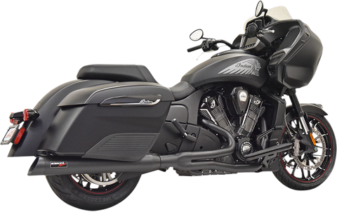 BASSANI XHAUST Road Rage 2:1 Exhaust - Black - Challenger 8H18SB