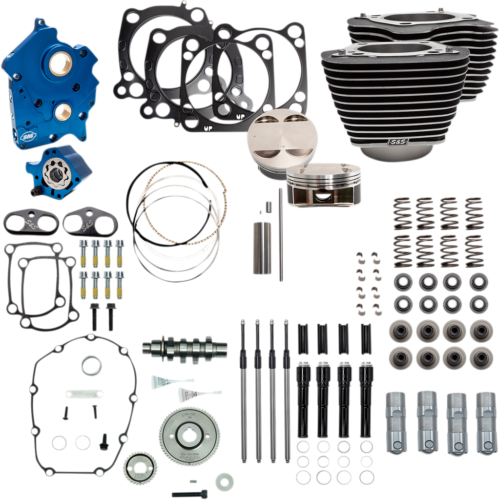 S&S CYCLE 124" Power Package Engine Performance Kit - Gear Drive 310-1058A