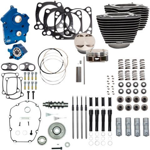 S&S CYCLE 124" Power Package Engine Performance Kit - Gear Drive 310-1058A