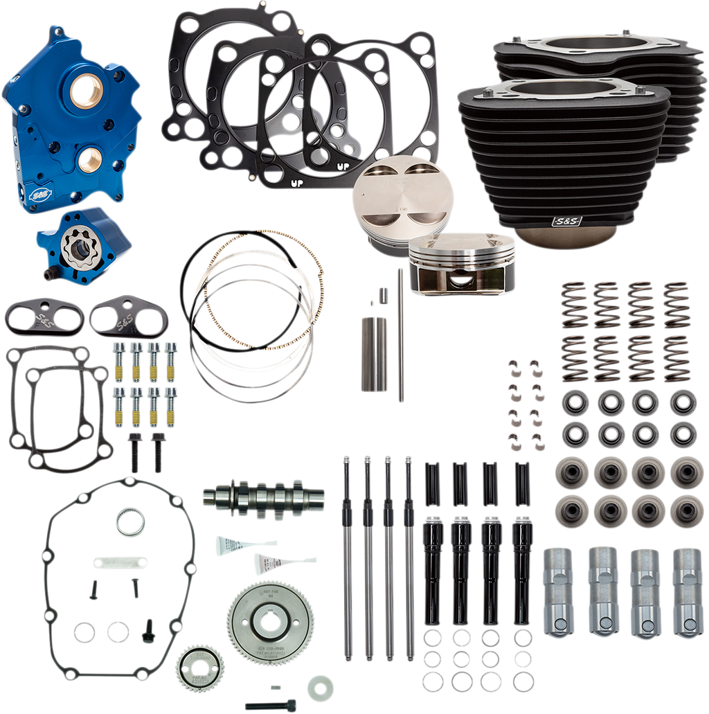 S&S CYCLE 124" Power Package Engine Performance Kit - Gear Drive 310-1059A