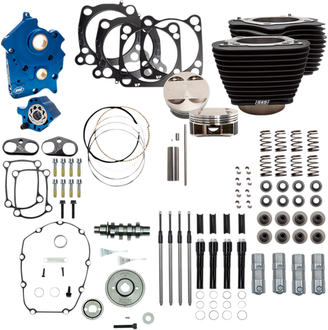 S&S CYCLE 124" Power Package Engine Performance Kit - Gear Drive 310-1059A