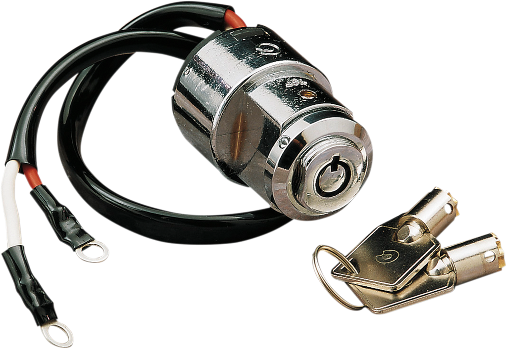 DRAG SPECIALTIES Round Key Ignition Switch - Dyna K714-K2-BC203