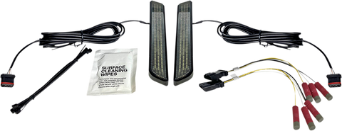 CUSTOM DYNAMICS LED Fork Light - Smoke - Black CD-FORK-UNV-SB