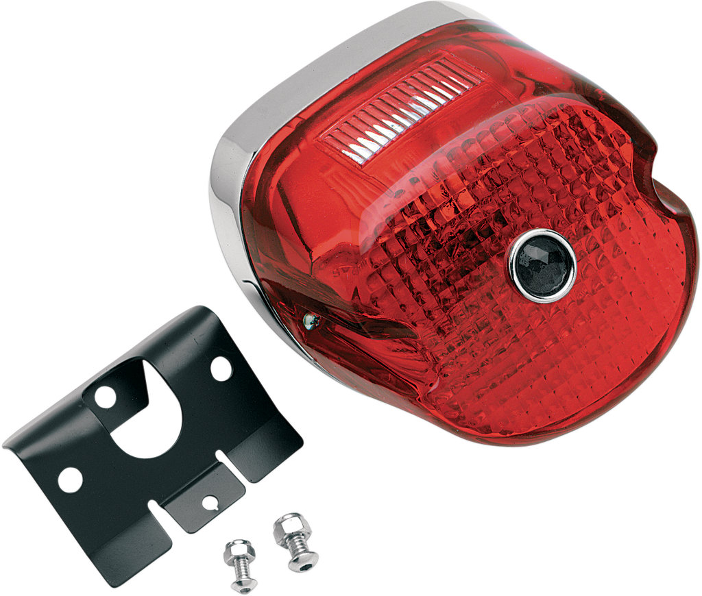 DRAG SPECIALTIES Taillight - Laydown/Blue Dot - Harley Davidson 120022CBM-BXLB1