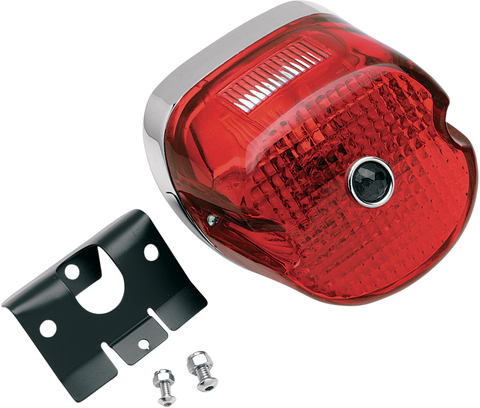 DRAG SPECIALTIES Taillight - Laydown/Blue Dot - Harley Davidson 120022CBM-BXLB1