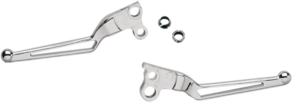 DRAG SPECIALTIES Clutch/Brake Lever Set - Stealth Series 273150-BC3-N