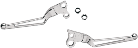 DRAG SPECIALTIES Clutch/Brake Lever Set - Stealth Series 273150-BC3-N