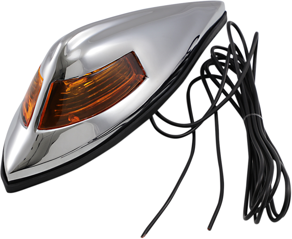 DRAG SPECIALTIES Nostalgia Front Fender Light - Amber 12-0025-BC312
