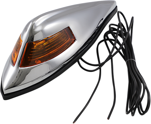 DRAG SPECIALTIES Nostalgia Front Fender Light - Amber 12-0025-BC312