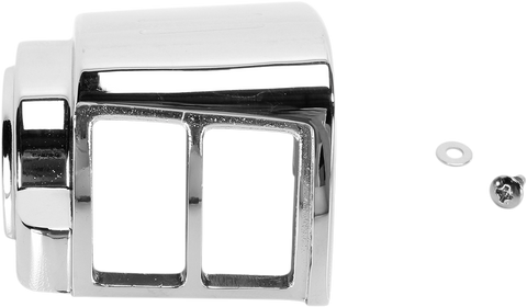 DRAG SPECIALTIES Switch Housing - Left - Upper - Chrome 07-0545A-BC114