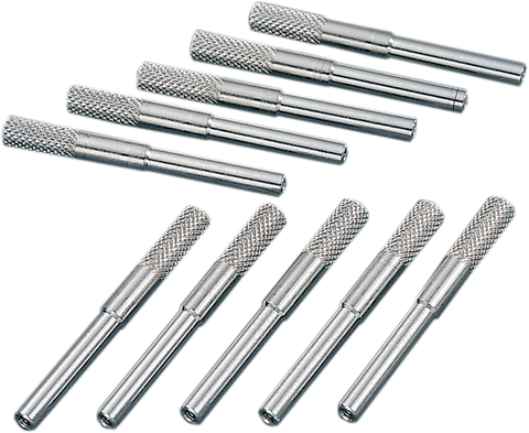 DRAG SPECIALTIES Knurled Speedometer Reset Knobs - 10 Pack 70847K