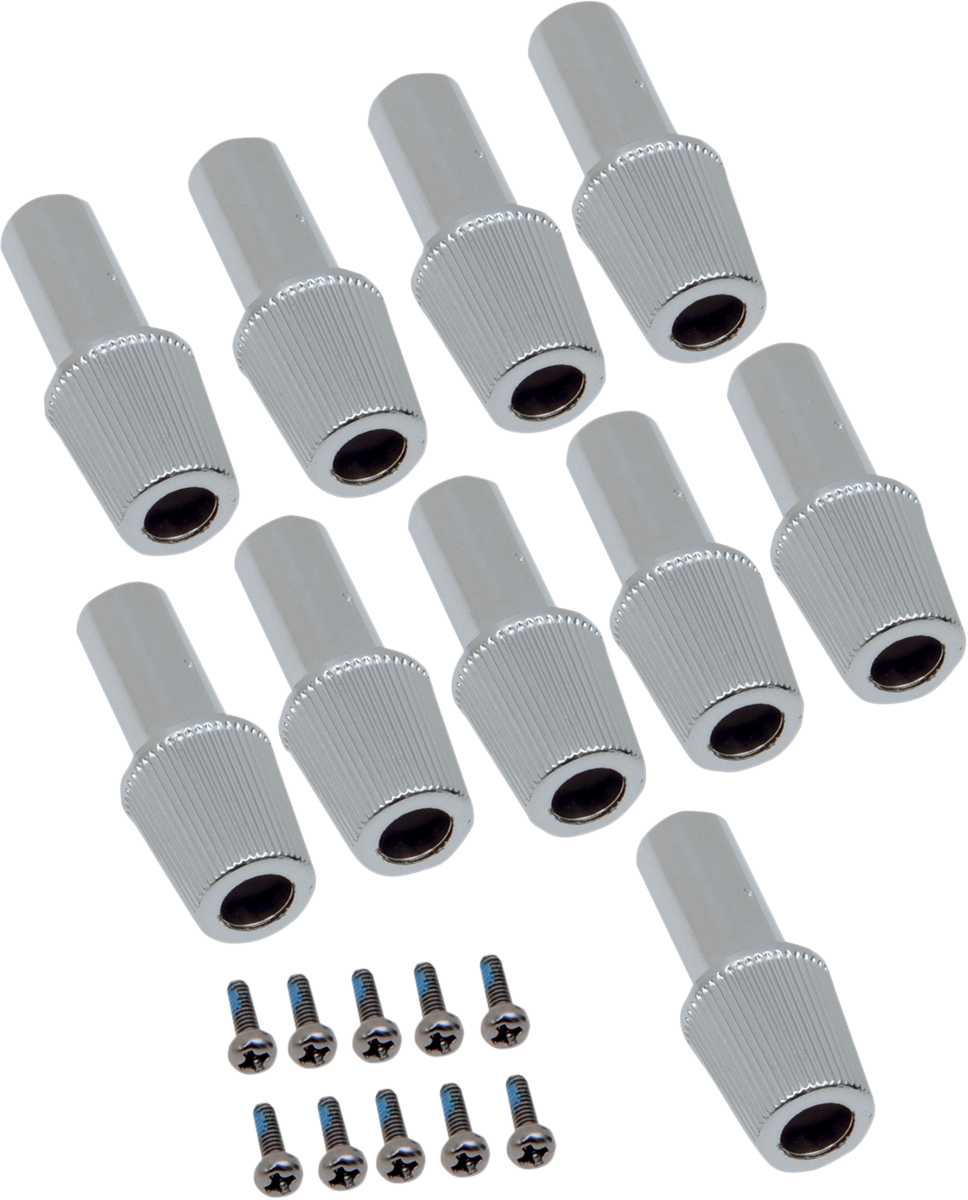 DRAG SPECIALTIES Replacement Reset Knobs - 10 Pack 74239