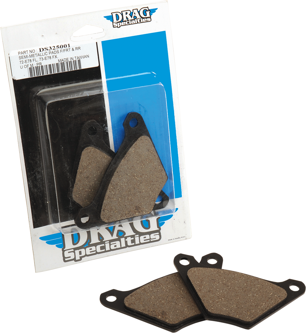 DRAG SPECIALTIES Semi Metallic Brake Pads 16-0902SCPBC251