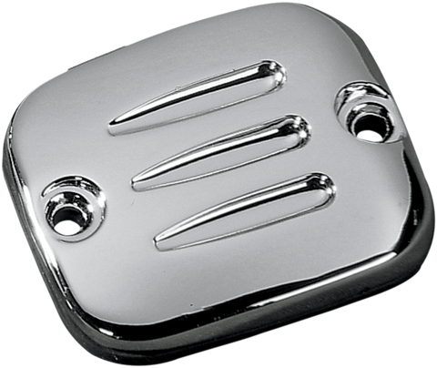 DRAG SPECIALTIES Master Cylinder Cover - Front - Grooved 373814-BC101