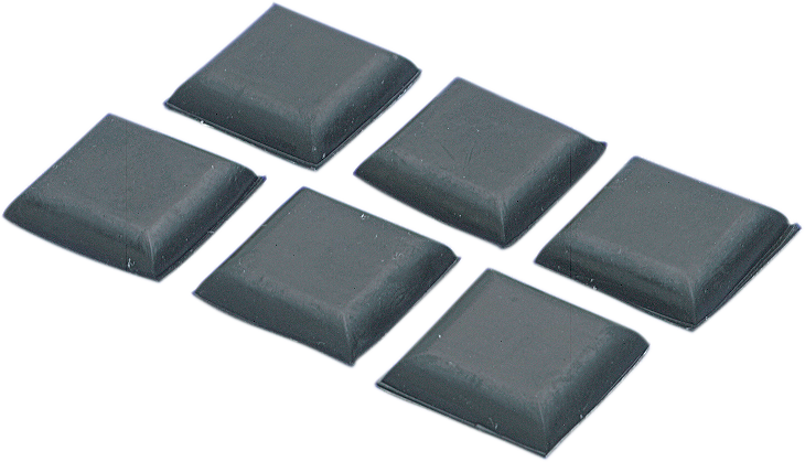 DRAG SPECIALTIES Kickstand Bumpers - 6 Pack 72257-HC3