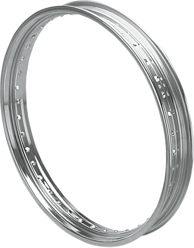 DRAG SPECIALTIES Rim - Drop Center - Rolled Edge - 40 Hole - Silver - 21x2.15 43662-80B-PWLB1