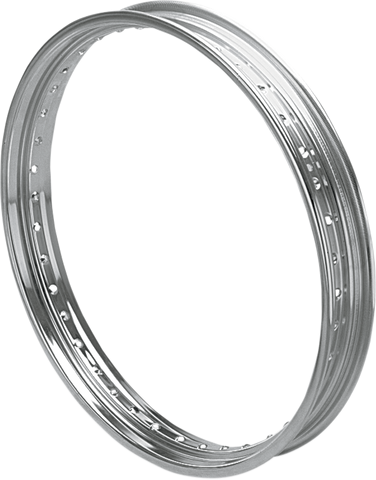 DRAG SPECIALTIES Rim - Drop Center - Rolled Edge - 40 Hole - Silver - 21x2.15 43662-80B-PWLB1