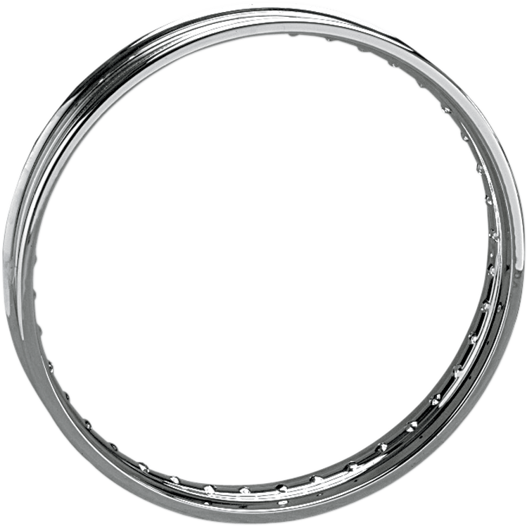 DRAG SPECIALTIES Rim - 40 Hole - Spun - Silver - 21x2.15 26514
