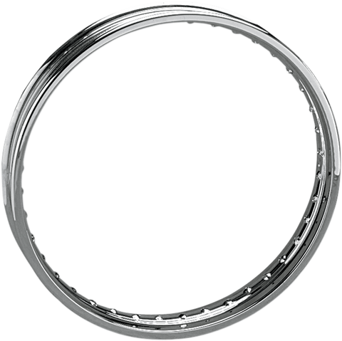 DRAG SPECIALTIES Rim - 40 Hole - Spun - Silver - 21x2.15 26514