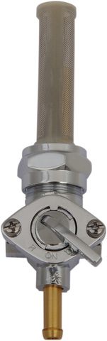 DRAG SPECIALTIES Straight Petcock - Chrome - 22mm 03-0040-BC331