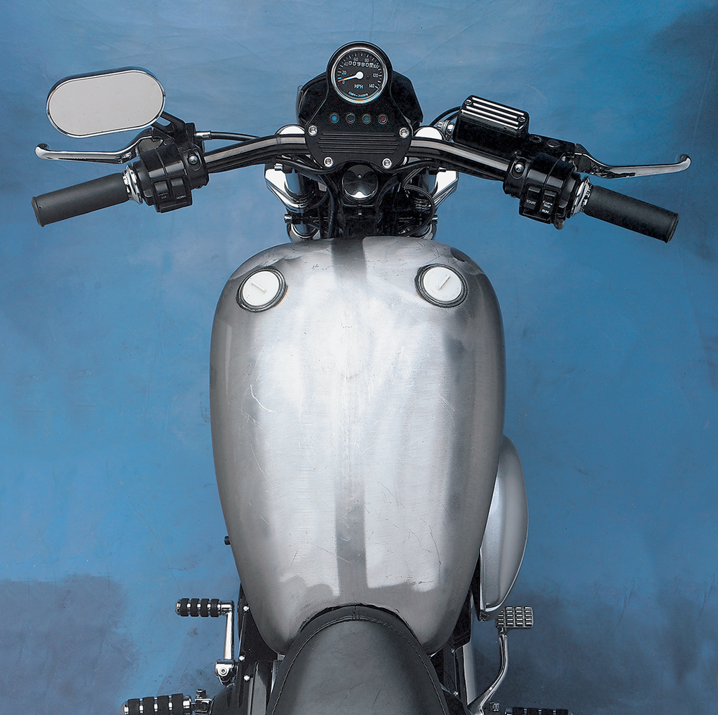 DRAG SPECIALTIES Smooth-Top Twin-Cap Style Extended Gas Tank - XL 11583-BX46