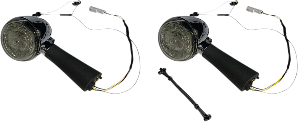 CUSTOM DYNAMICS Rear LED Tun Signal Ringz - Smoke - Scout PB-SCOUT-RR-CS