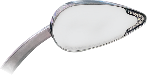 CUSTOM DYNAMICS Mirrors - Dynamic - Side View - Oval - Chrome CD-MIRROR-C