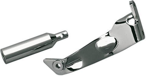 DRAG SPECIALTIES Floorboard Mounting Bracket - Left Rear - Chrome - FLST 17-0614-SC2
