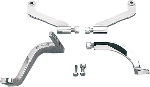 DRAG SPECIALTIES Floorboard Mounting Brackets - Chrome - FLT/FLHT 057091-BC5