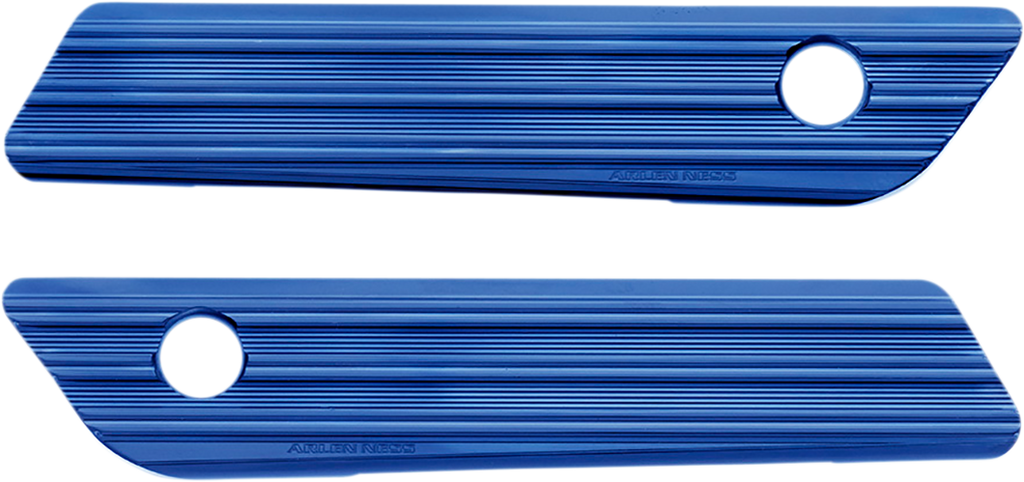 ARLEN NESS Saddlebag Latch Covers - Blue 03-604