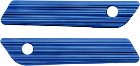 ARLEN NESS Saddlebag Latch Covers - Blue 03-604