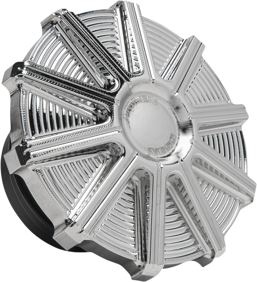 ARLEN NESS Gas Cap - 10 Gauge - Chrome 701-001