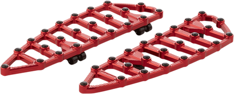 ARLEN NESS MX Driver Floorboards - Red 410-012