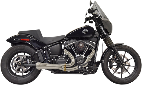 BASSANI XHAUST 2:1 Short Exhaust - Stainless Steel 1S73SS