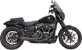 BASSANI XHAUST 2:1 Short Exhaust - Black 1S73B
