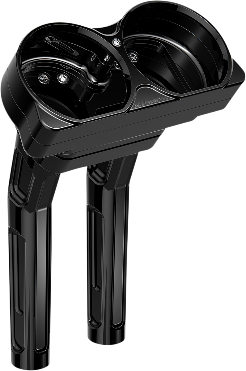 ARLEN NESS Risers - Method - Kickback - 10" - Black 520-032