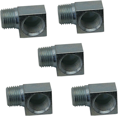 S&S CYCLE 90 Degree Oil Fitting - 5-Pack 50-1007